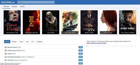 Goojara – Watch And Stream Free Movies, TV Series。